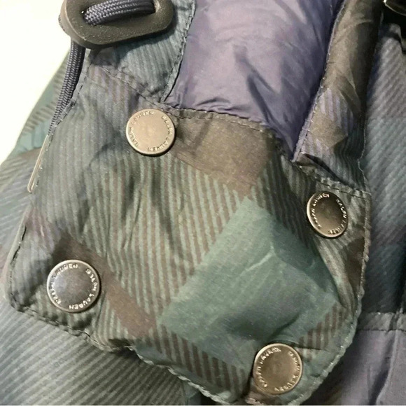 NWOT Polo by Ralph Lauren tartan down long jacket with hood - Picture 12 of 16